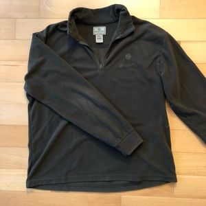 Beretta Olive Green quarter zip fleece